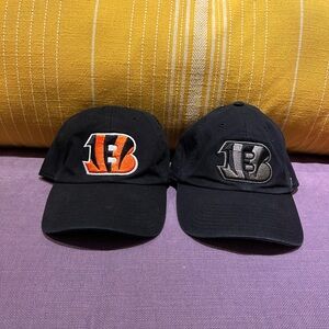 Set of Two Cincinnati Bengals NFL Apparel Dad Gameday Hats